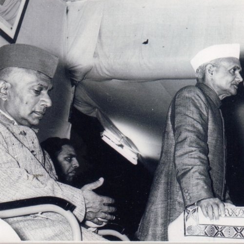 Shastriji laid the foundation stone for the present L.B. College and addressed the public gathering.